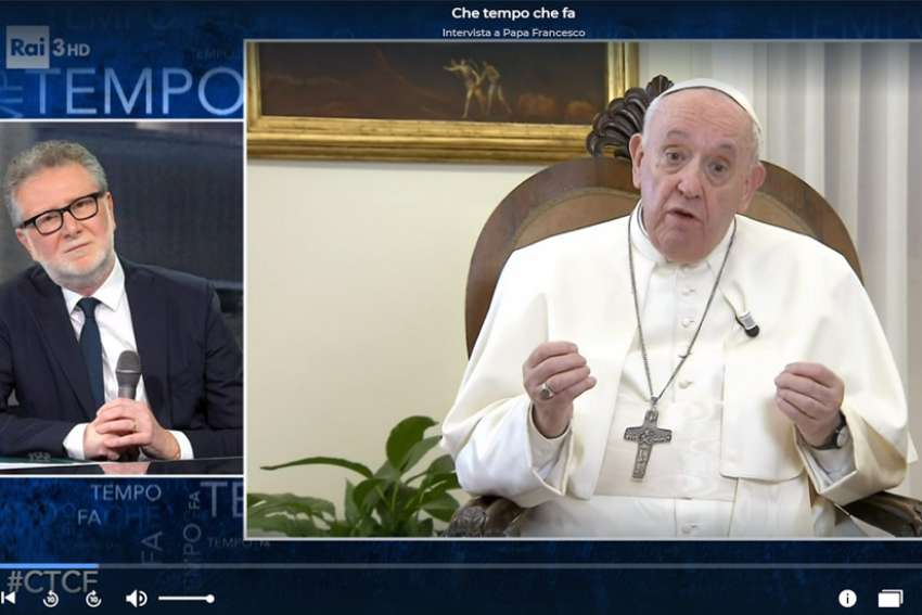 Pope Francis answers questions on popular Italian talk show