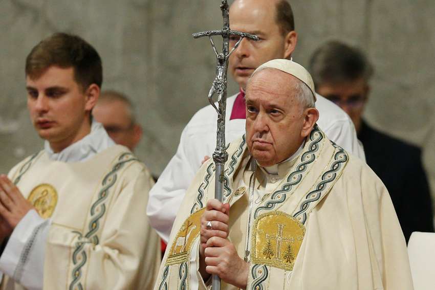 On New Year's, Pope Francis calls for taking the risk of changing the world