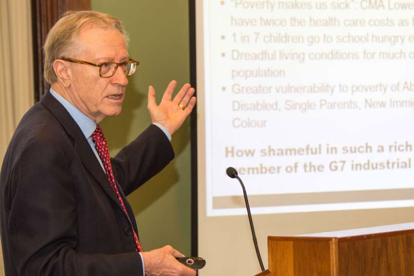 Poverty statistics point to economic system failure, says Sen. Art Eggleton