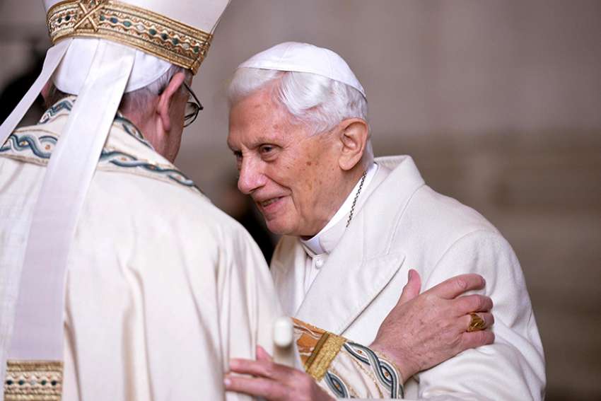 Pope Francis calls Benedict's teaching 'precious heritage'