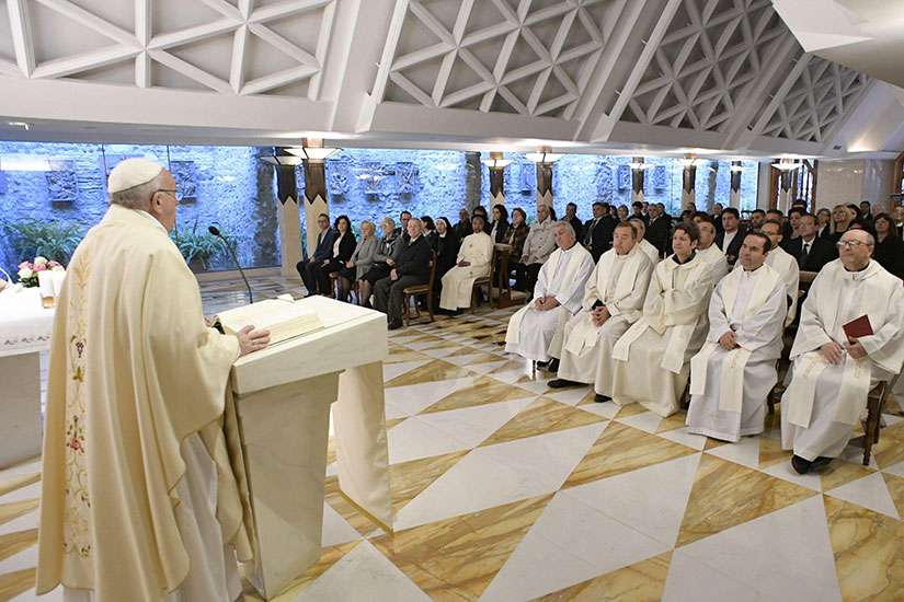 Pope's homily: We are 'Catholic atheists' if we have hardened hearts