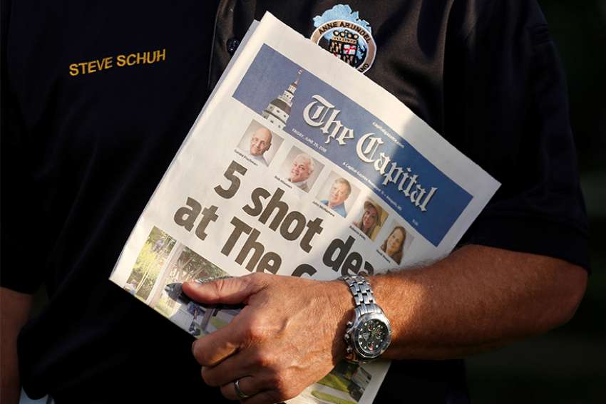 Catholics remember victims killed in Maryland newspaper shooting