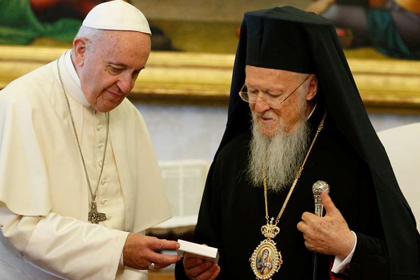 Pope, patriarch call for ethical intervention in economy
