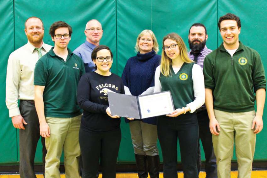 Rural Ontario high school recognized for their stewardship of creation