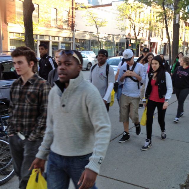 Showing student leadership through feeding the hungry on Toronto's streets