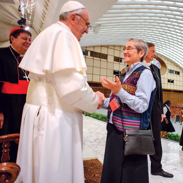 Women like what they hear from Pope Francis