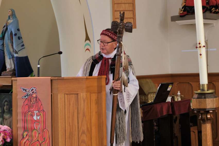 Elder, deacon works to translate Mass parts for Squamish Nation