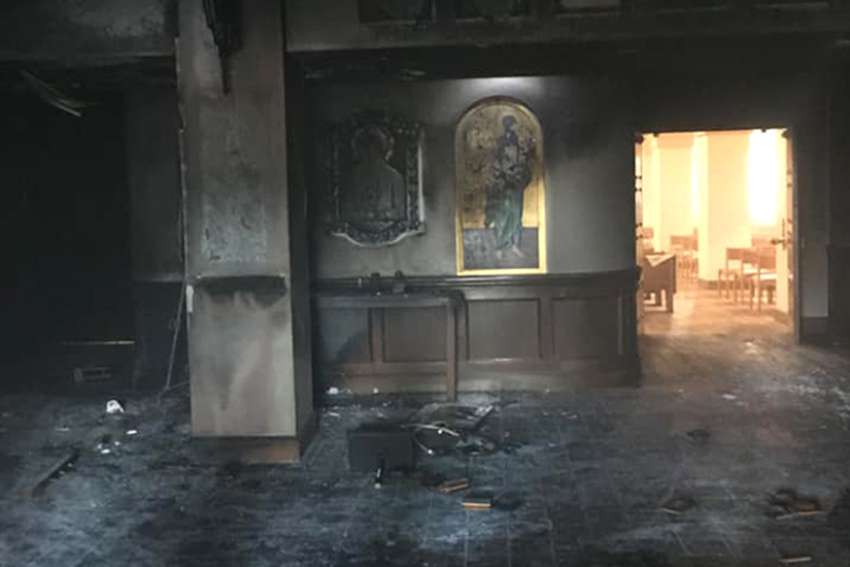 Arrest made in Florida Catholic church burning