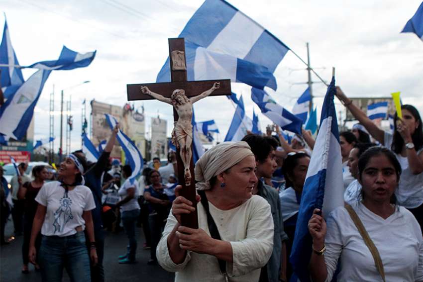 Church mediates Nicaraguan talks; bishop urges embattle president to change tactics