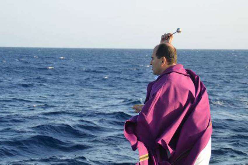 This Spanish priest has helped rescue thousands on the Mediterranean Sea