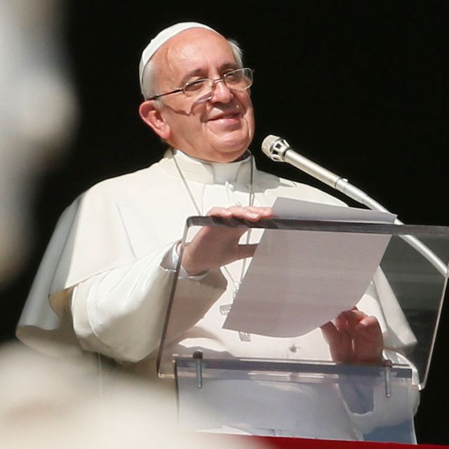 Saints aren't superheroes, they just never strayed from God, pope says 