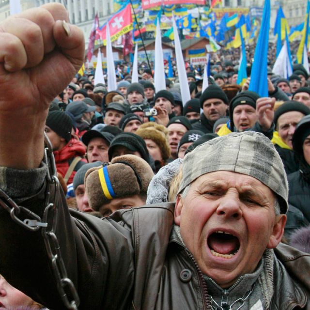 Ukraine protest is spiritual movement, bishop says 