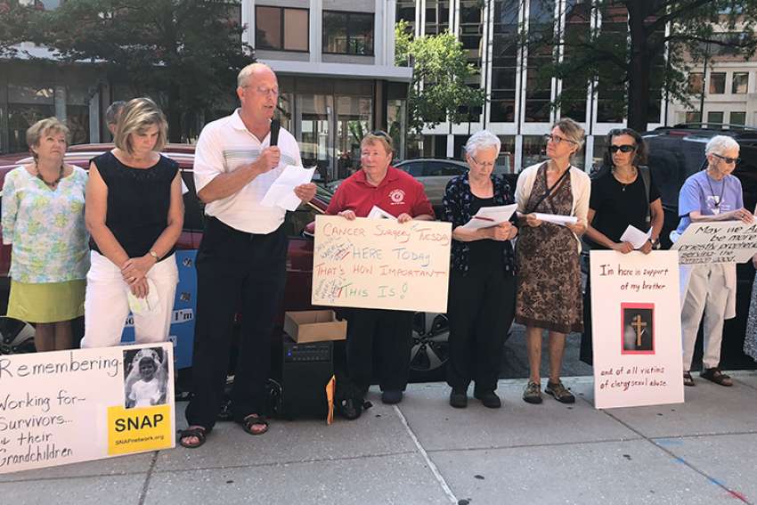 Washington Catholics call for Cardinal Wuerl's resignation, pray for victims