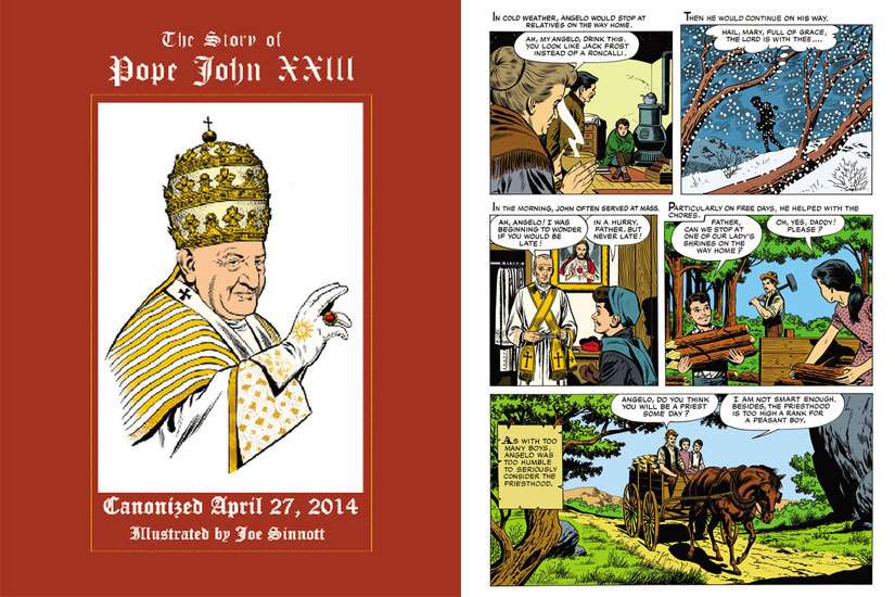 Comic-book reissue of St. John XXIII's life improves on the original