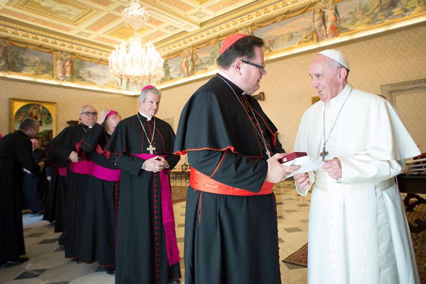 Go out now, share the Gospel, get messy, Pope tells Quebec bishops