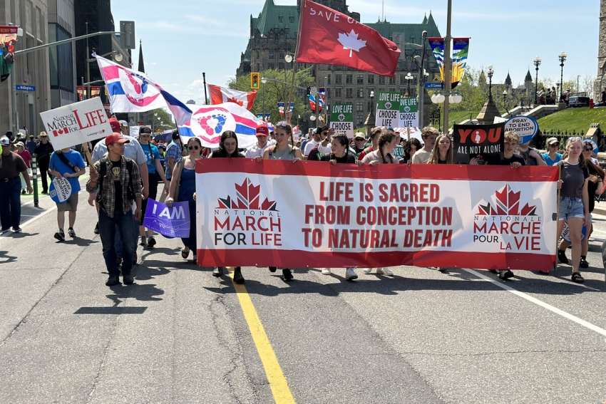 Thousands gather for annual March for Life protest in Ottawa