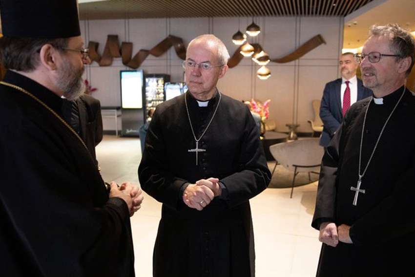Archbishop of Canterbury visits Ukraine to show support as winter begins