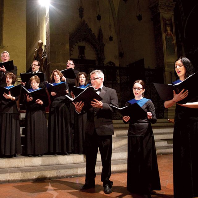 United in song, and blessed by the pontiff