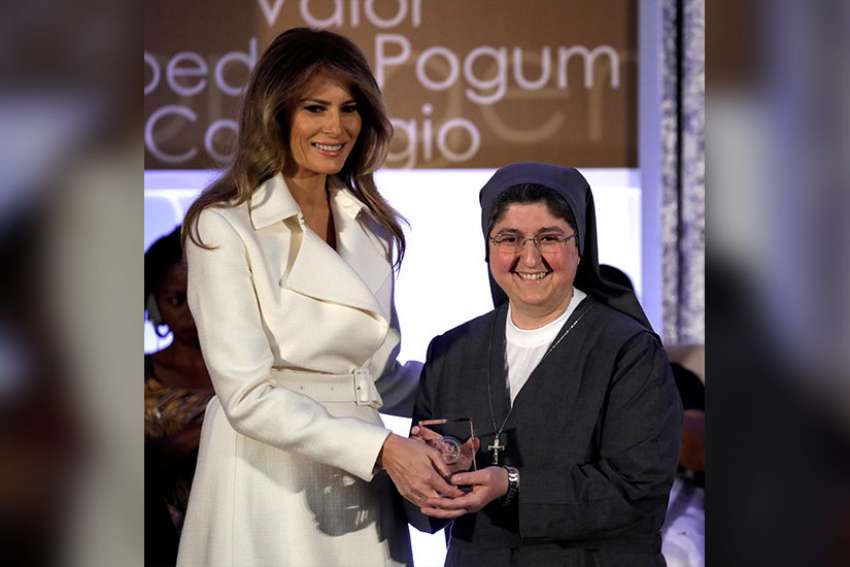 Syrian nun honoured by U.S. says bombing is a step back from peace