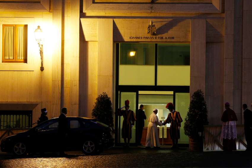 Vatican reports positive coronavirus case at pope's residence