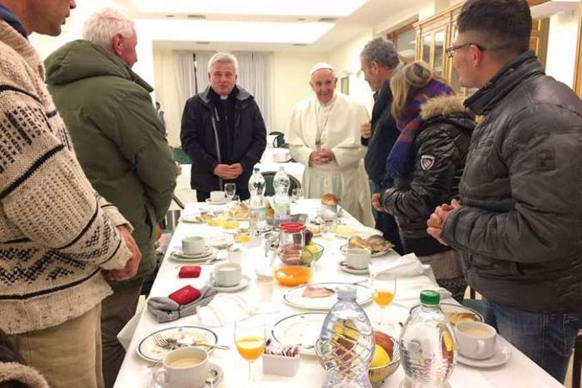 Pope marks 80th birthday with charitable giving to Rome's poor