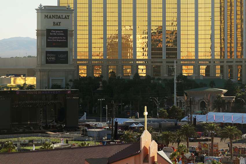 Las Vegas Catholic shrine an initial place of refuge for shooting victims