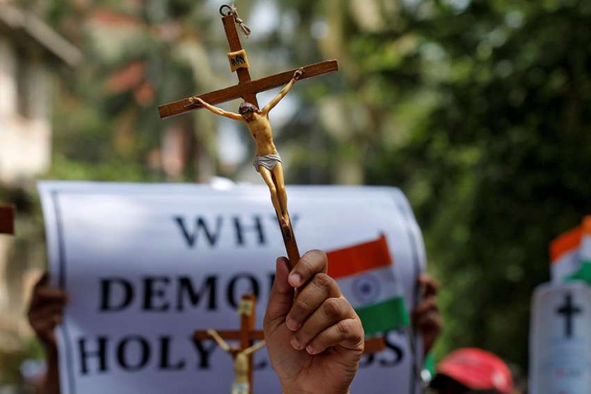 Demolition of 122-year-old cross in India sparks outrage among Catholics