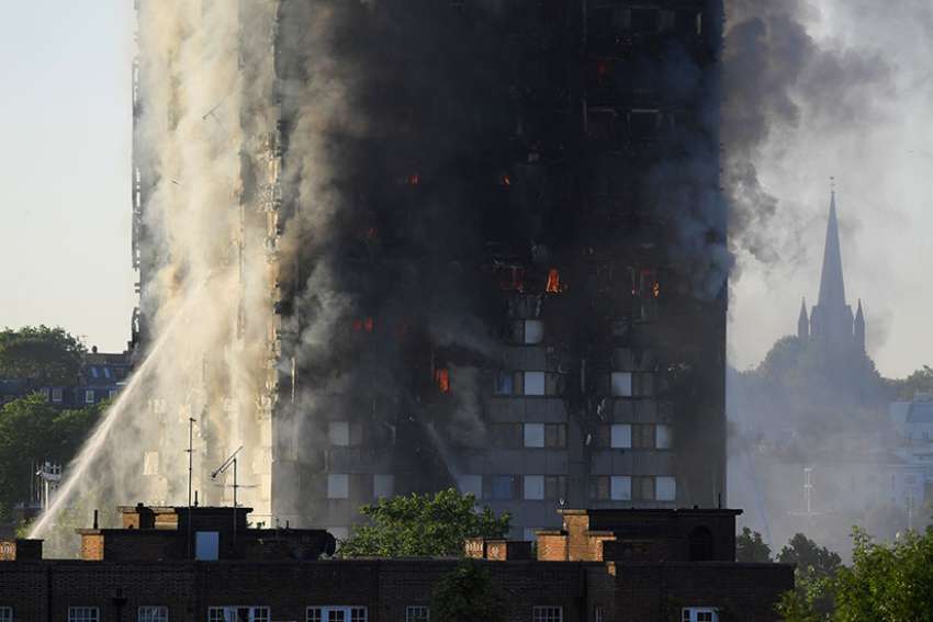 Pope Francis expresses sorrow for victims of London Grenfell Tower fire