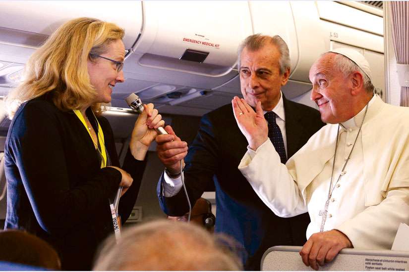 Francis still a hit with adoring media