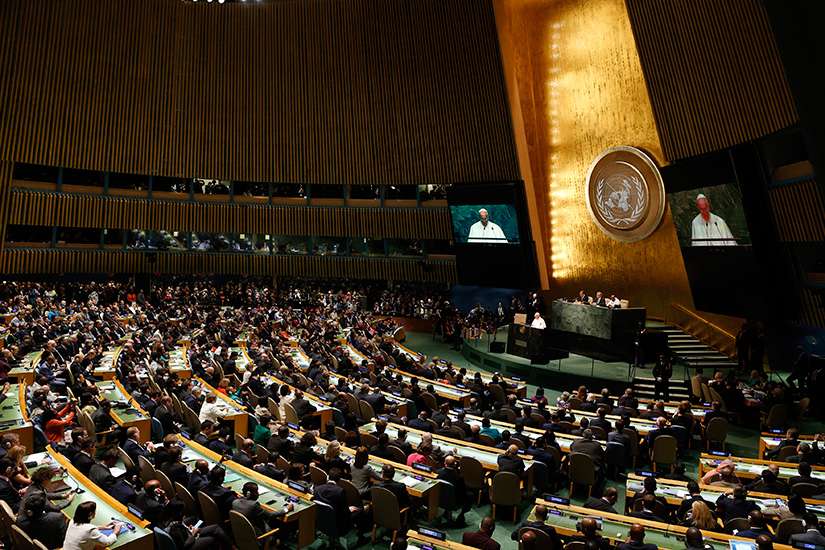 Power must not be wielded by the few, Pope tells UN