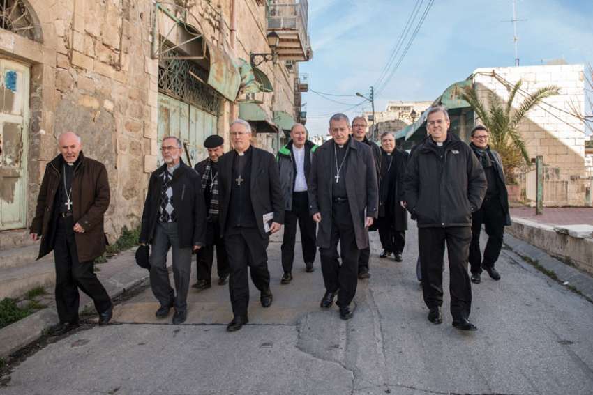 Bishops visiting Holy Land: Christians must oppose Israeli settlements