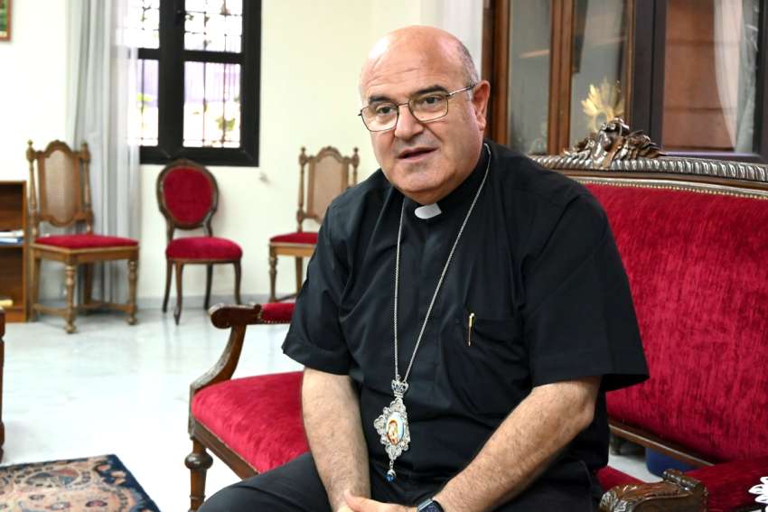 'I can feel the tension in a way that I haven't before,' says Beirut archbishop