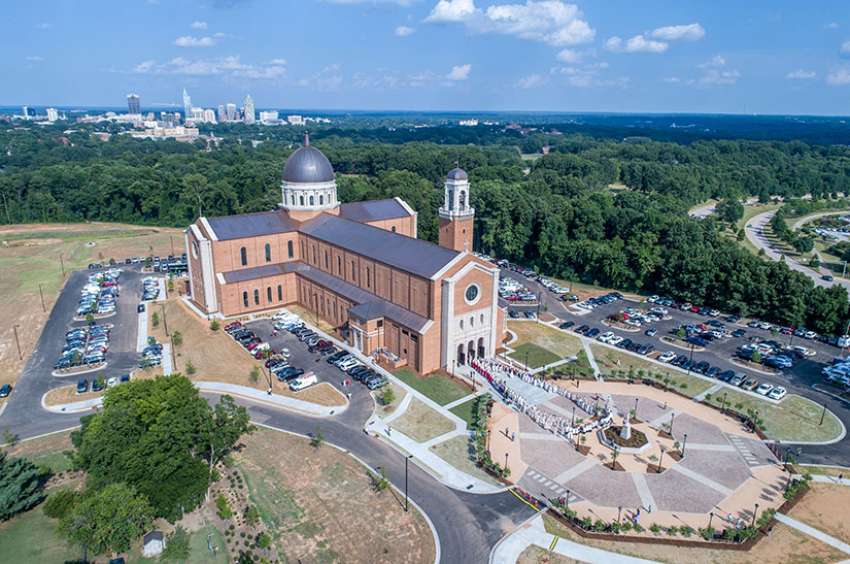 Two thousand witness history at dedication of new North Carolina cathedral