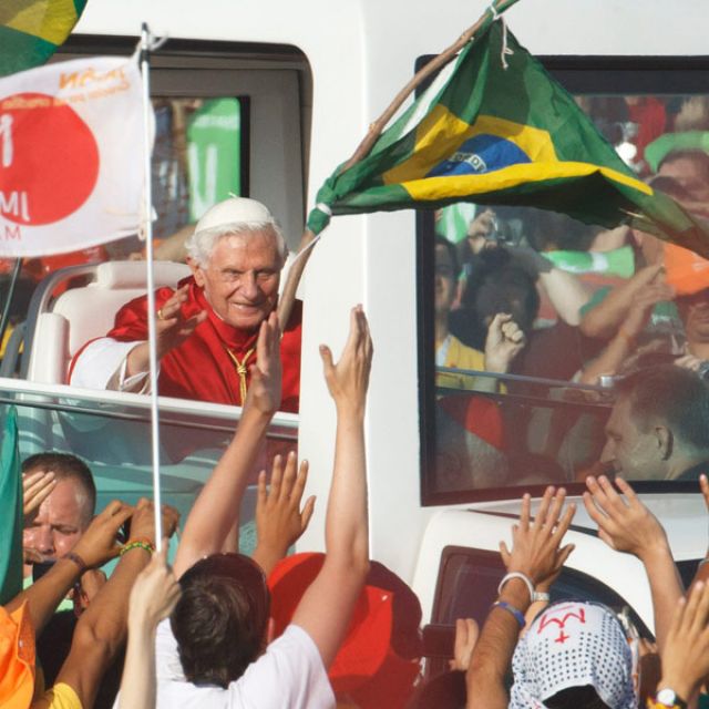  Pope Benedict the first to sign up for WYD Rio 2013 