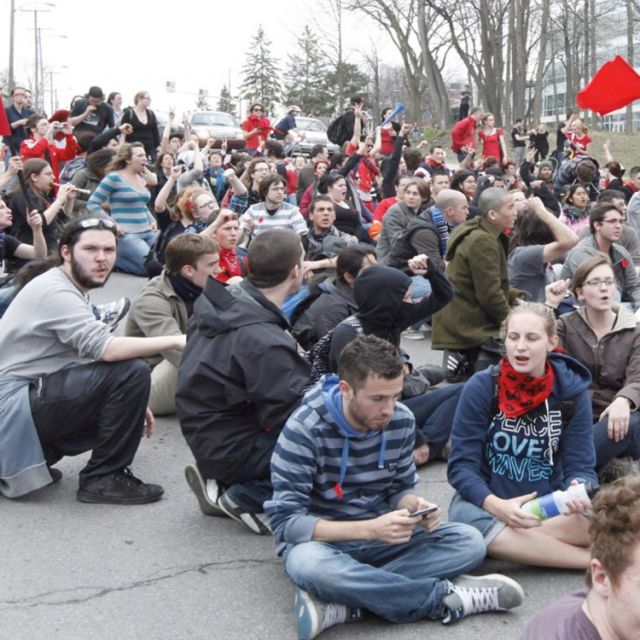 Pathetic student protests should target the education system