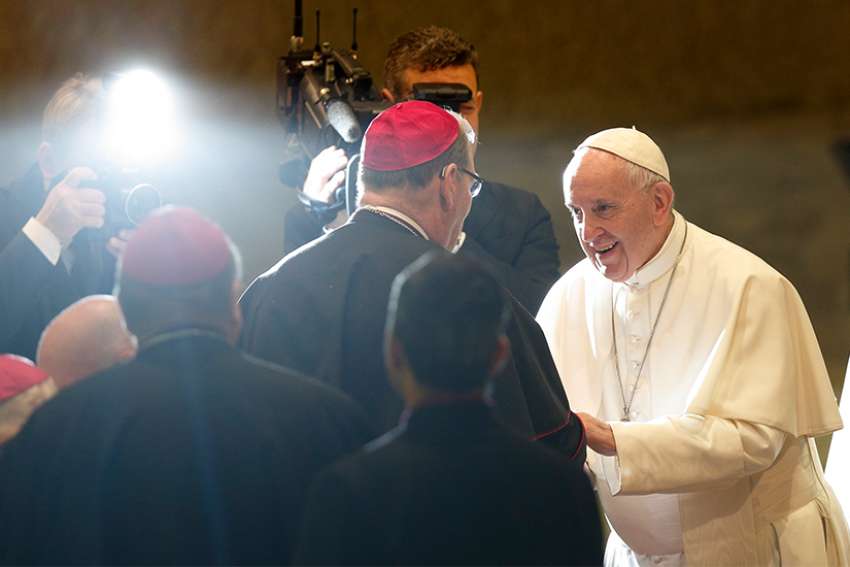 Making corrections without love is the devil's work, Pope tells pilgrims