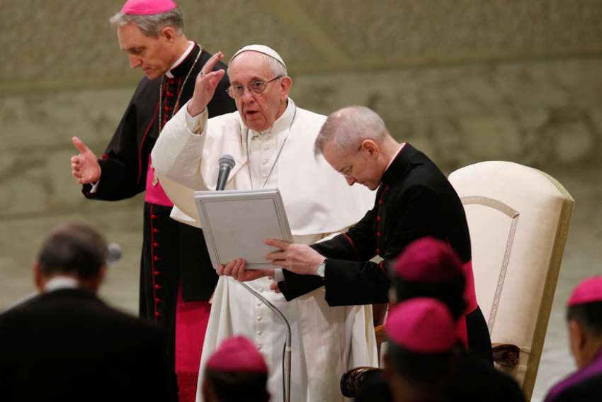 Never underestimate the courage and wisdom of women, Pope says