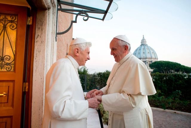 Living in remodeled convent, Pope Benedict is not cloistered, aides say 