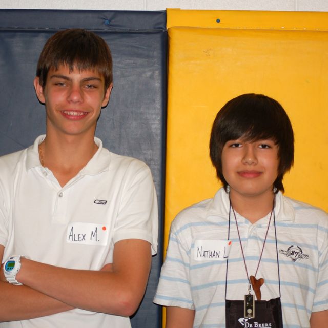 Graduation trip brings together students from two different realities