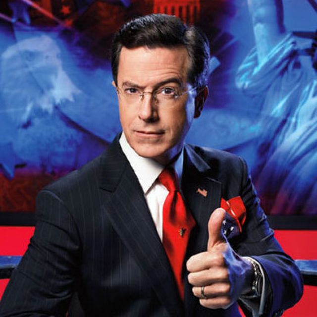 Keeping with tradition, Colbert lobs good-natured barbs at Smith dinner