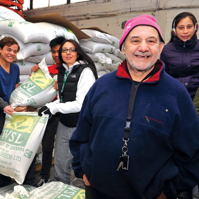 Student action helps to feed the children