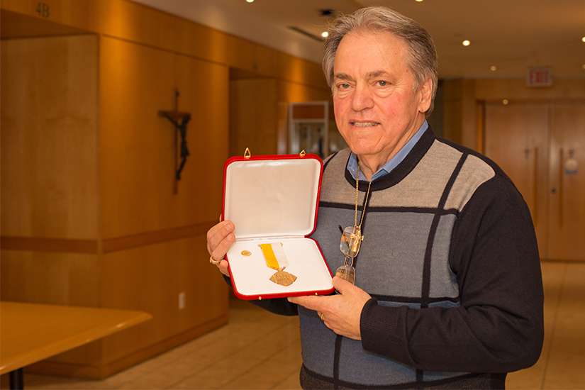 Recipient of papal medal banks on Serra's future as oncoming president