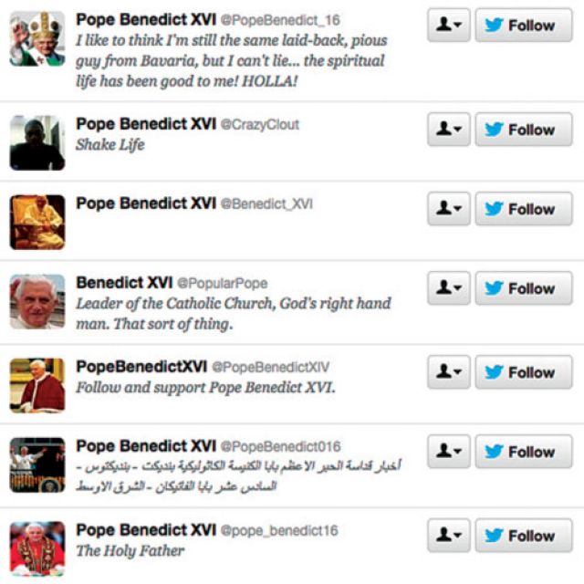 @PopeBenedict to be up by year’s end