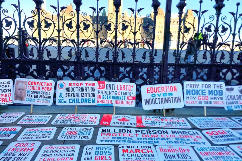 Marchers were united around a shining truth