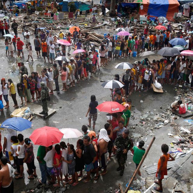 Flood of money follows typhoon