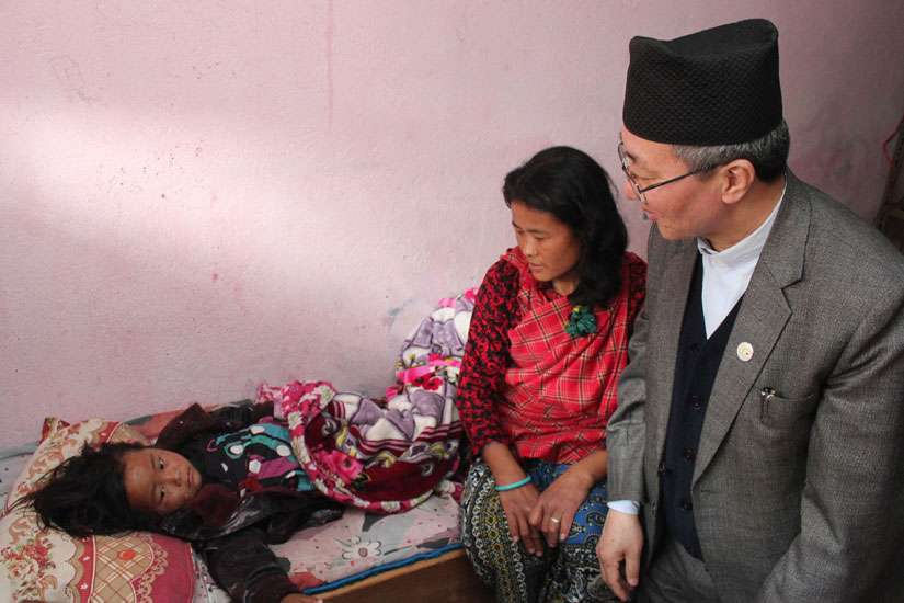 Amid Nepal’s shattered shrines and temples, a religious fatalism sets in