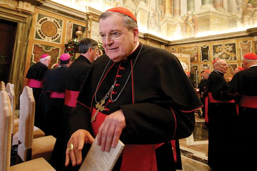 Cardinal Burke urges Catholic youth to not compromise with the world