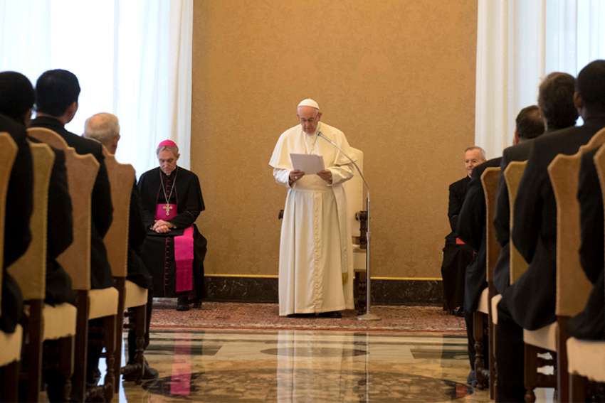 Do not fall into 'spiritual worldliness', clericalism, Pope Francis tells Jesuits