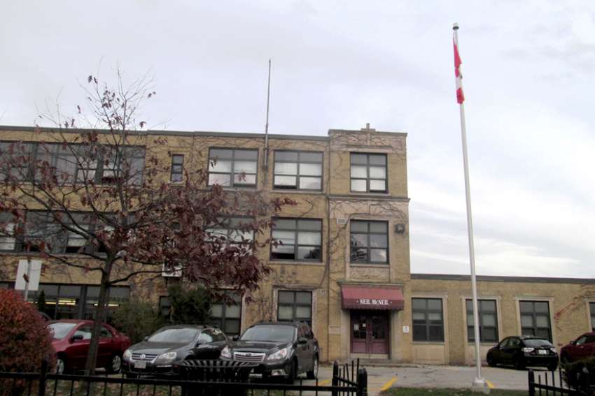 Student stabbed outside Toronto Catholic high school