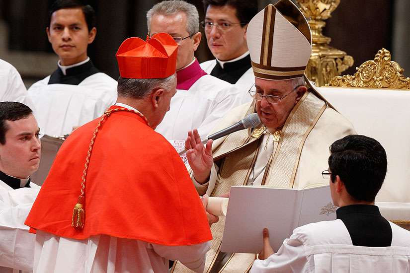 Becoming a cardinal is a call to greater love, patience, Pope says